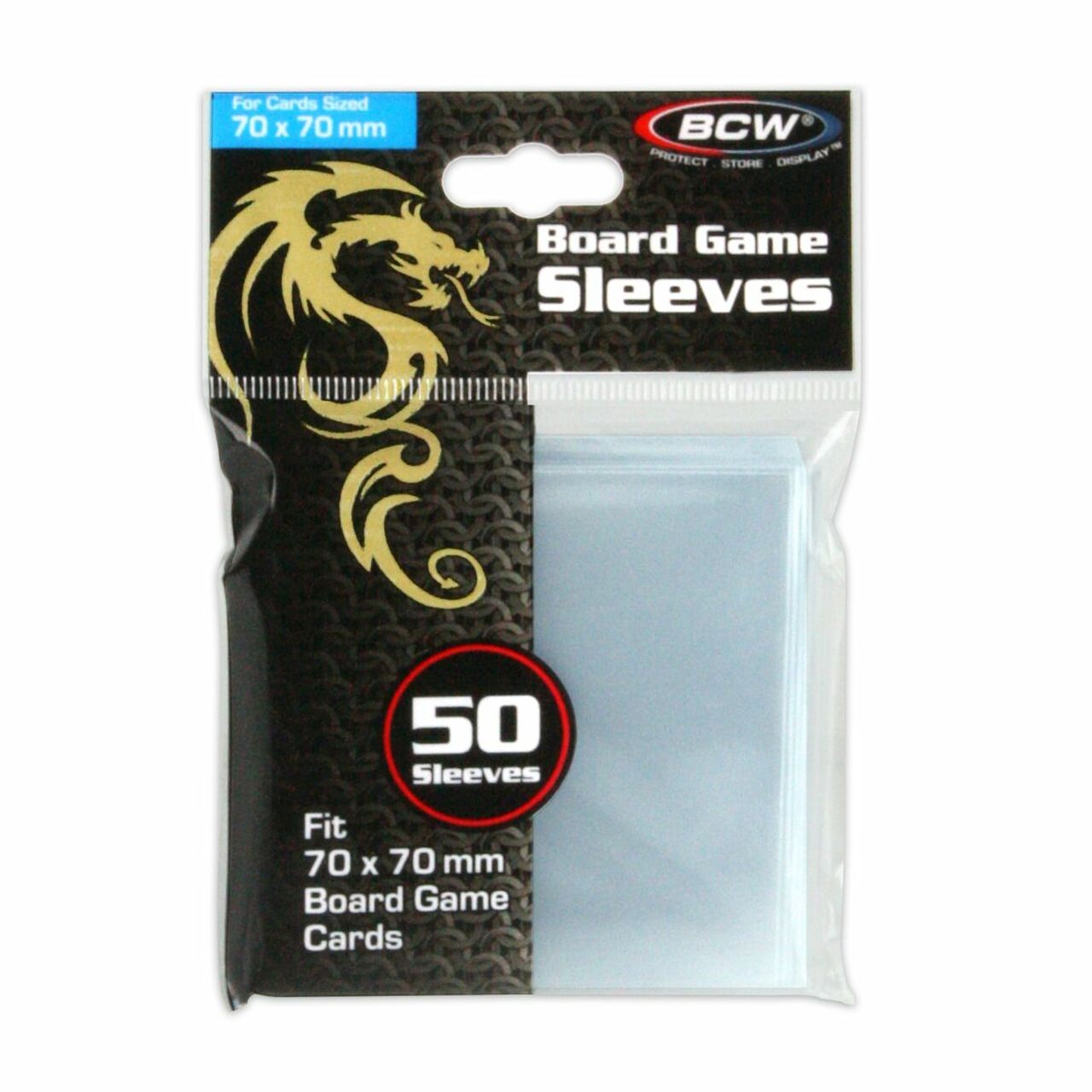 BCW Board Game Sleeves (70x70) | Empire Gaming NC