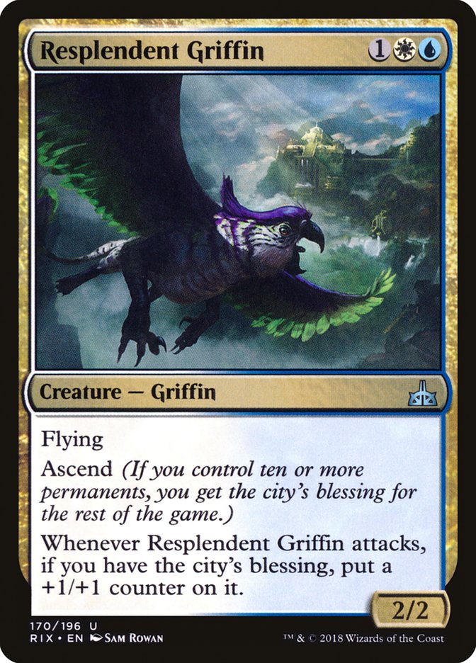 Resplendent Griffin [Rivals of Ixalan] | Empire Gaming NC