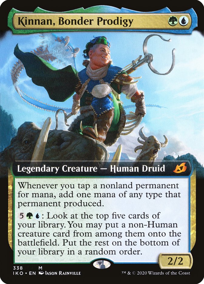 Kinnan, Bonder Prodigy (Extended Art) [Ikoria: Lair of Behemoths] | Empire Gaming NC