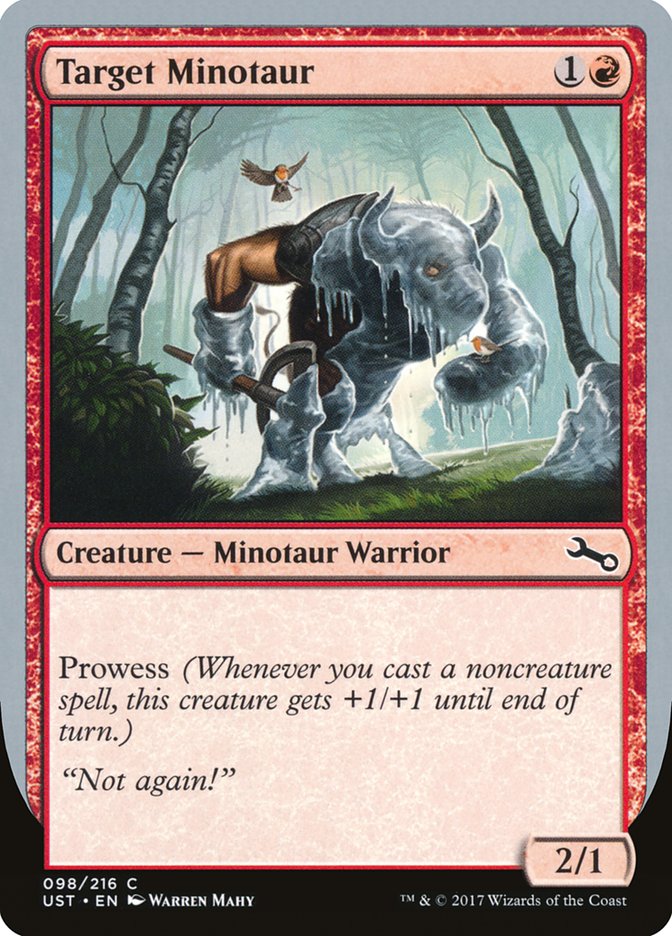 Target Minotaur (Ice Art) [Unstable] | Empire Gaming NC