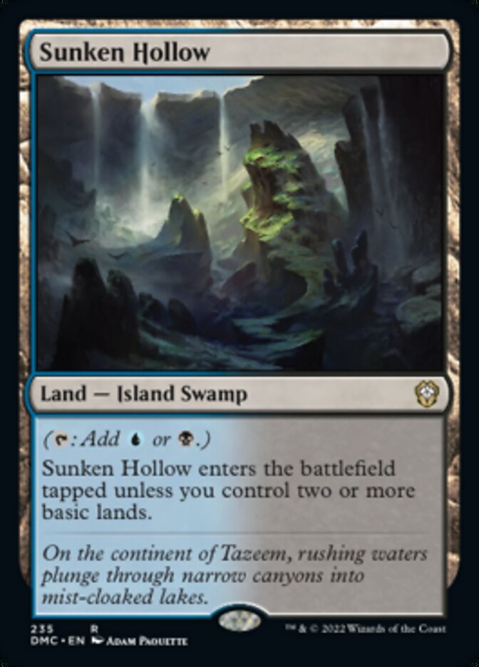 Sunken Hollow [Dominaria United Commander] | Empire Gaming NC