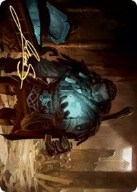 Vault Robber Art Card (Gold-Stamped Signature) [Kaldheim: Art Series] | Empire Gaming NC