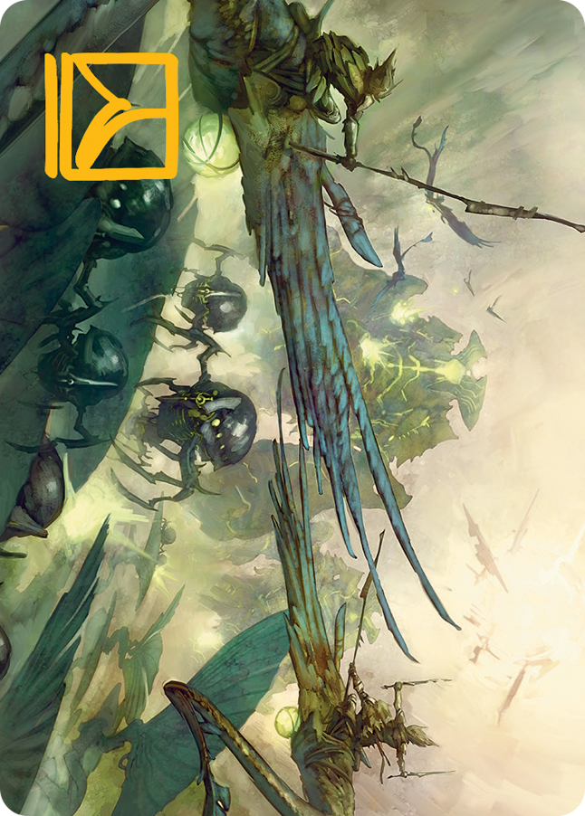 Invasion of Pyrulea Art Card (Gold-Stamped Signature) [March of the Machine Art Series] | Empire Gaming NC