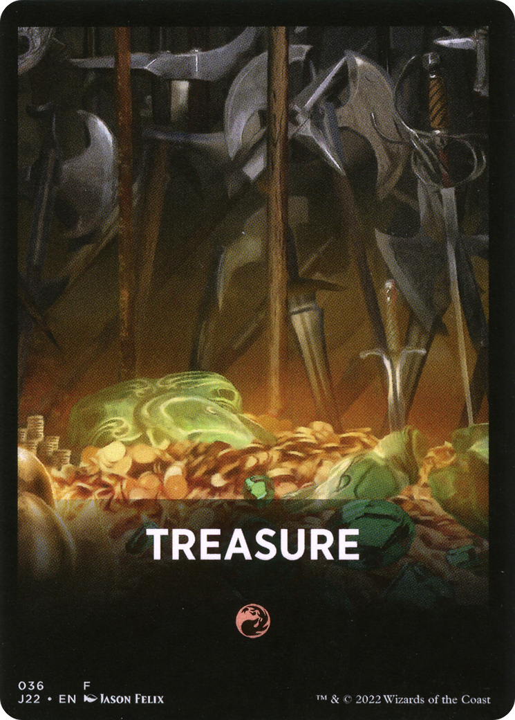 Treasure Theme Card [Jumpstart 2022 Front Cards] | Empire Gaming NC