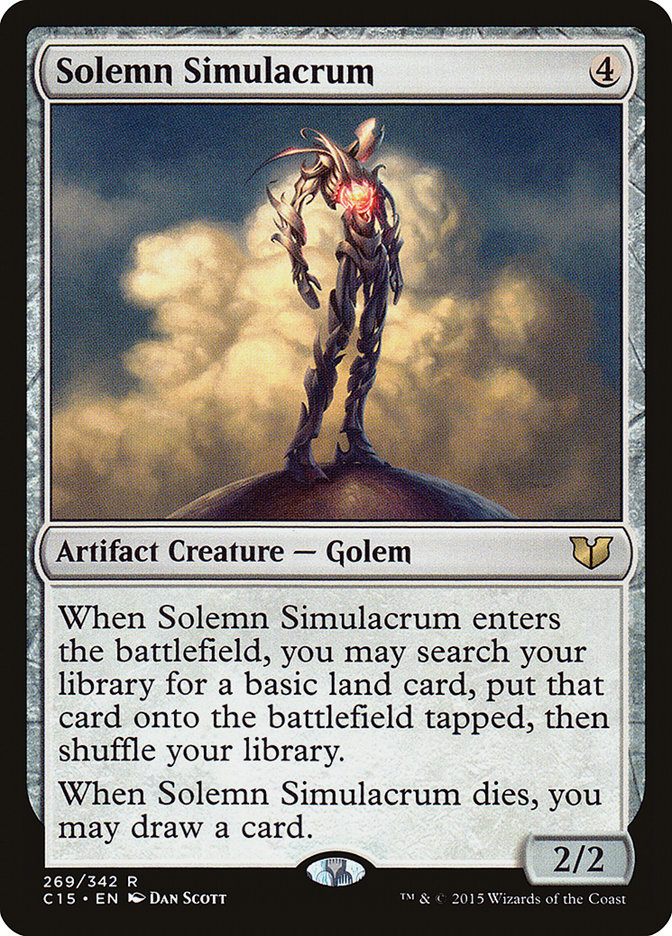 Solemn Simulacrum [Commander 2015] | Empire Gaming NC