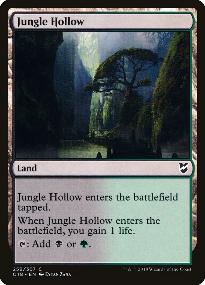 Jungle Hollow [Commander 2018] | Empire Gaming NC