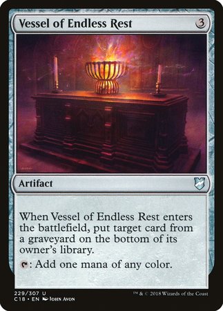 Vessel of Endless Rest [Commander 2018] | Empire Gaming NC