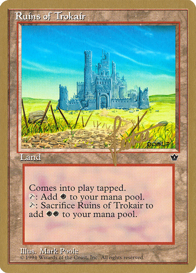 Ruins of Trokair (Bertrand Lestree) [Pro Tour Collector Set] | Empire Gaming NC