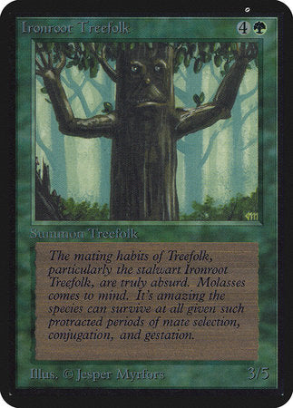 Ironroot Treefolk [Limited Edition Alpha] | Empire Gaming NC