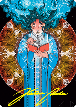 Memory Lapse Art Card (Gold-Stamped Signature) [Strixhaven: School of Mages Art Series] | Empire Gaming NC