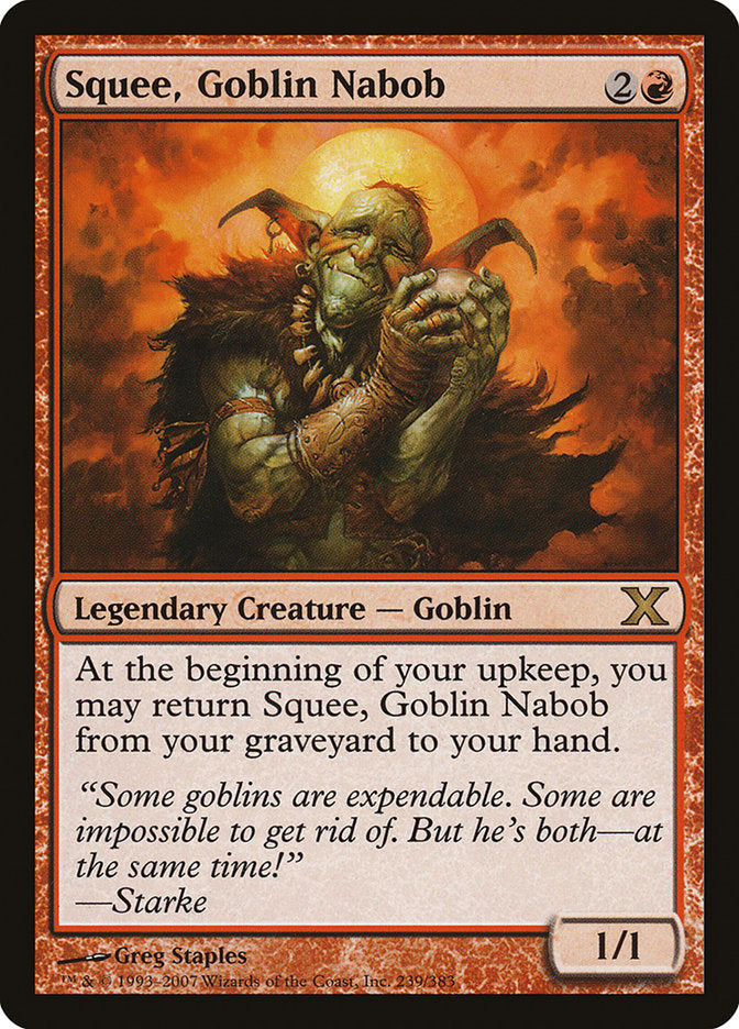 Squee, Goblin Nabob [Tenth Edition] | Empire Gaming NC