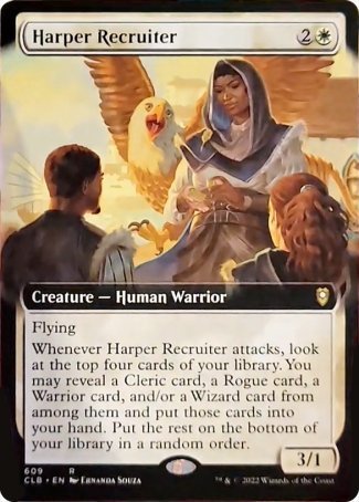 Harper Recruiter (Extended Art) [Commander Legends: Battle for Baldur's Gate] | Empire Gaming NC