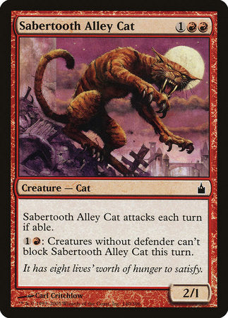 Sabertooth Alley Cat [Ravnica: City of Guilds] | Empire Gaming NC