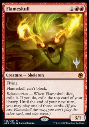 Flameskull (Promo Pack) [Dungeons & Dragons: Adventures in the Forgotten Realms Promos] | Empire Gaming NC