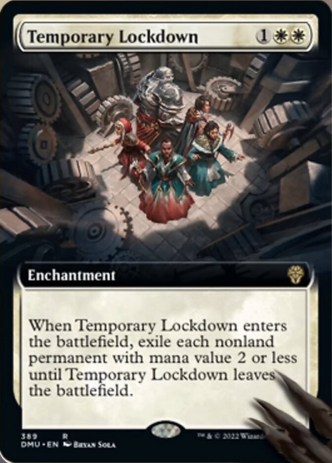 Temporary Lockdown (Extended Art) [Dominaria United] | Empire Gaming NC