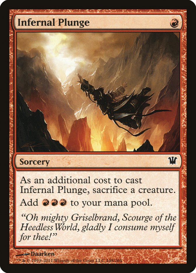 Infernal Plunge [Innistrad] | Empire Gaming NC