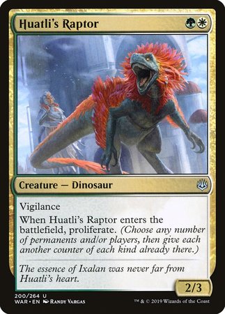 Huatli's Raptor [War of the Spark] | Empire Gaming NC