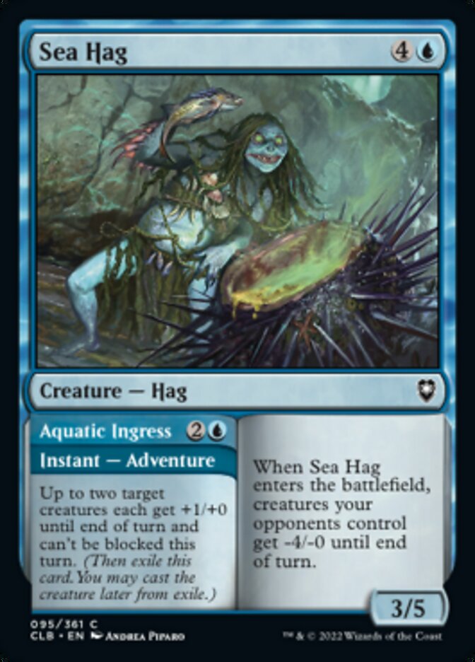 Sea Hag // Aquatic Ingress [Commander Legends: Battle for Baldur's Gate] | Empire Gaming NC