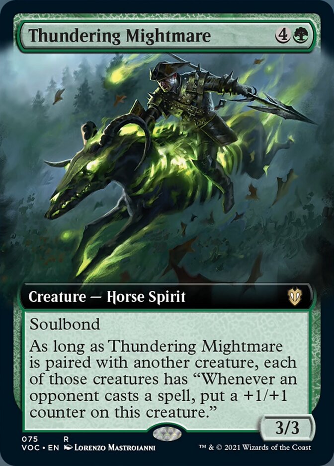 Thundering Mightmare (Extended) [Innistrad: Crimson Vow Commander] | Empire Gaming NC