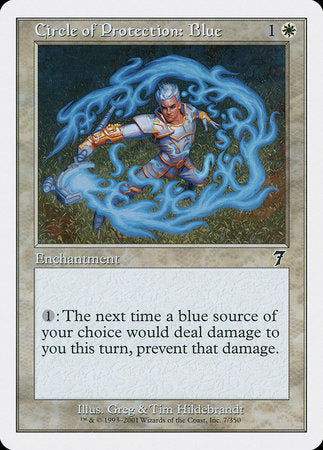 Circle of Protection: Blue [Seventh Edition] | Empire Gaming NC