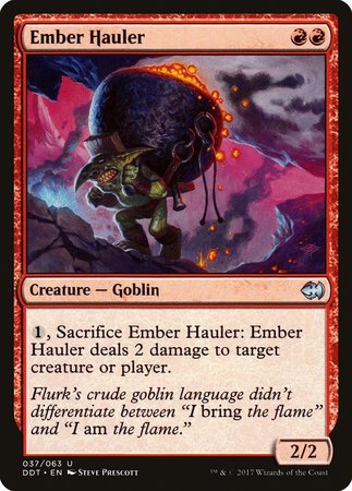 Ember Hauler [Duel Decks: Merfolk vs. Goblins] | Empire Gaming NC