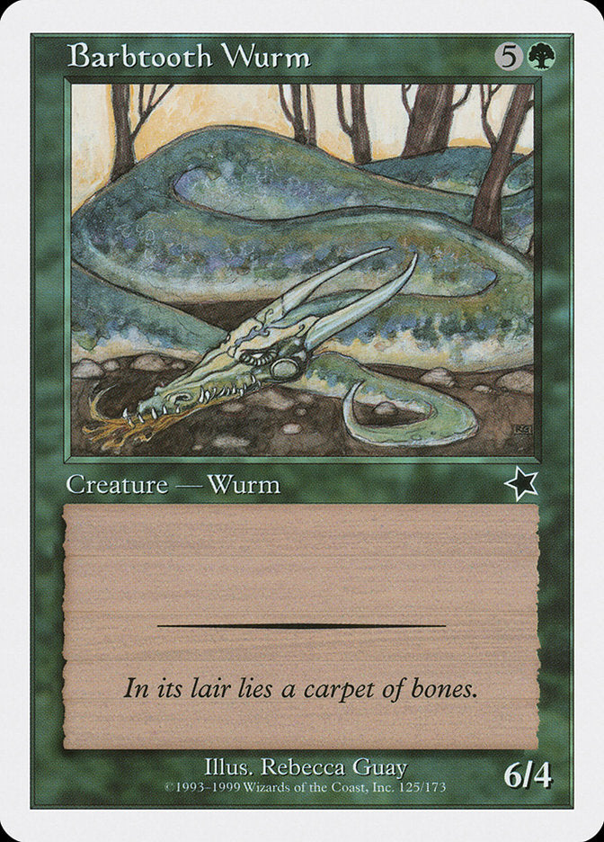 Barbtooth Wurm [Starter 1999] | Empire Gaming NC