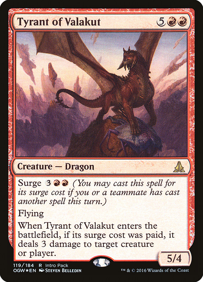 Tyrant of Valakut (Intro Pack) [Oath of the Gatewatch Promos] | Empire Gaming NC