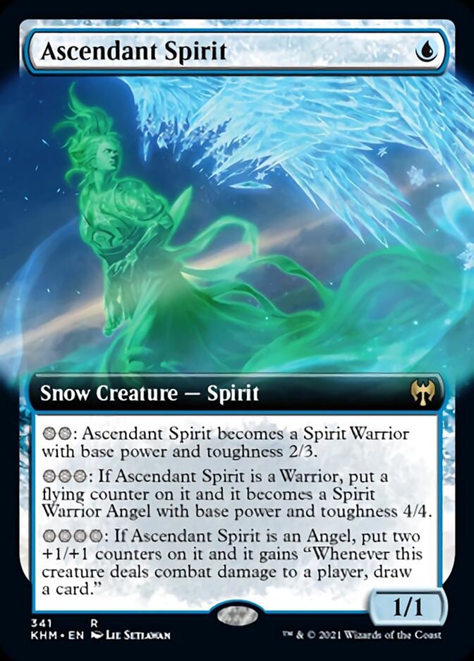 Ascendant Spirit (Extended Art) [Kaldheim] | Empire Gaming NC