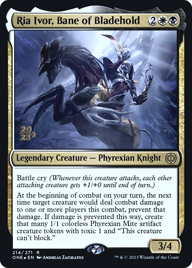 Ria Ivor, Bane of Bladehold [Phyrexia: All Will Be One Prerelease Promos] | Empire Gaming NC