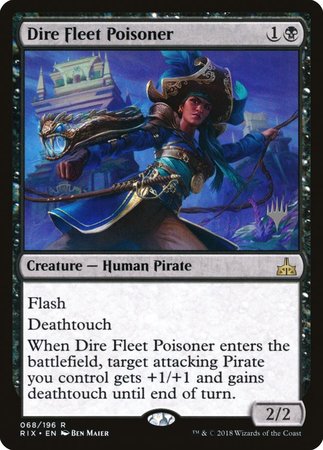 Dire Fleet Poisoner [Rivals of Ixalan Promos] | Empire Gaming NC