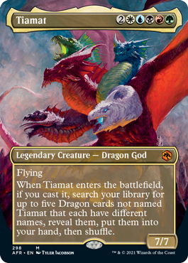 Tiamat (Extended) (Alternative art) [Dungeons & Dragons: Adventures in the Forgotten Realms] | Empire Gaming NC