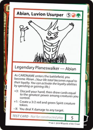 Abian, Luvion Usurper (2021 Edition) [Mystery Booster Playtest Cards] | Empire Gaming NC