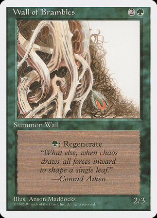 Wall of Brambles [Fourth Edition] | Empire Gaming NC