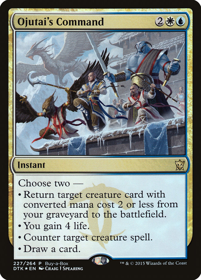 Ojutai's Command (Buy-A-Box) [Dragons of Tarkir Promos] | Empire Gaming NC