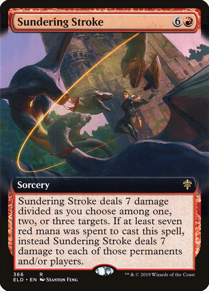 Sundering Stroke (Extended Art) [Throne of Eldraine] | Empire Gaming NC