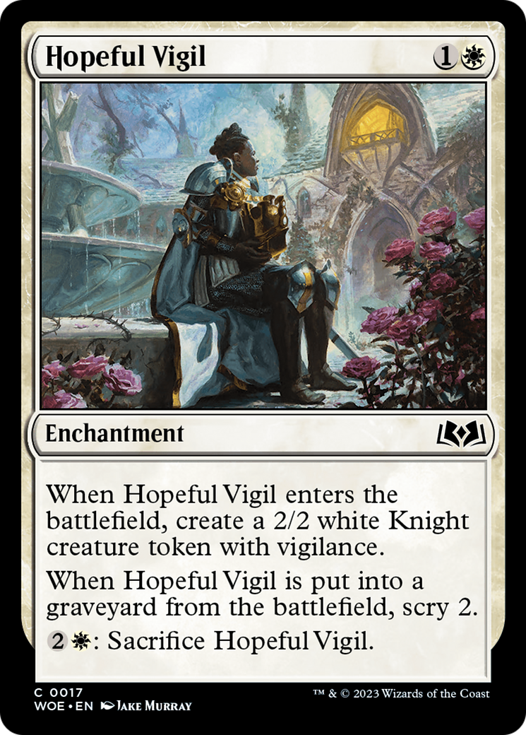 Hopeful Vigil [Wilds of Eldraine] | Empire Gaming NC