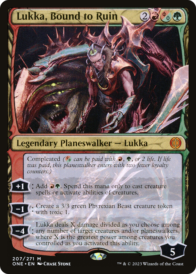 Lukka, Bound to Ruin [Phyrexia: All Will Be One] | Empire Gaming NC