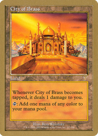 City of Brass - 2001 Jan Tomcani (7ED) [World Championship Decks 2001] | Empire Gaming NC