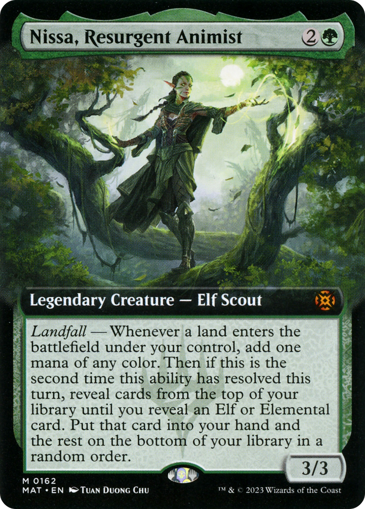 Nissa, Resurgent Animist (Extended Art) [March of the Machine: The Aftermath] | Empire Gaming NC