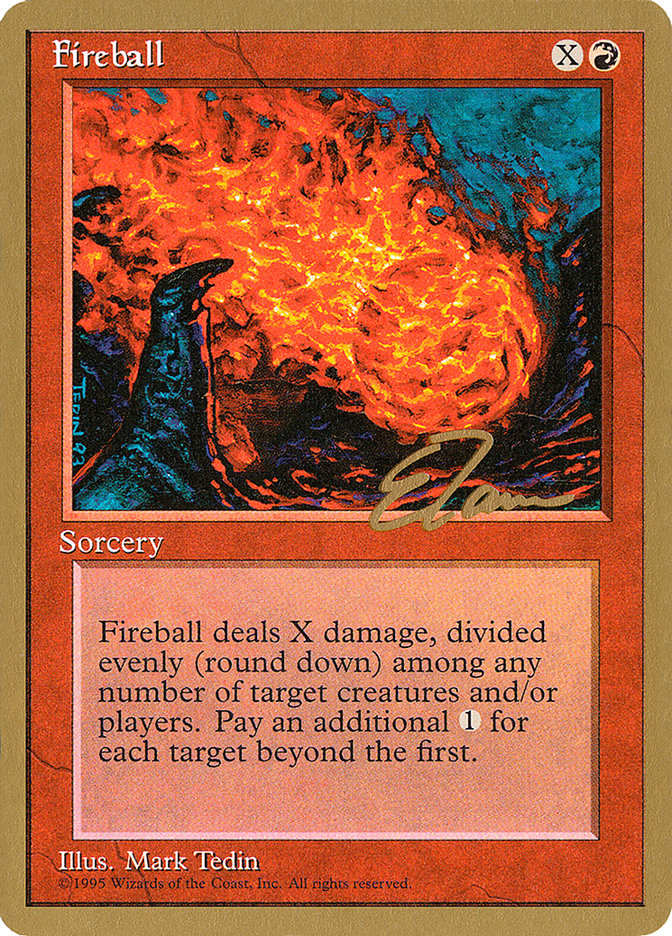 Fireball (Eric Tam) [Pro Tour Collector Set] | Empire Gaming NC