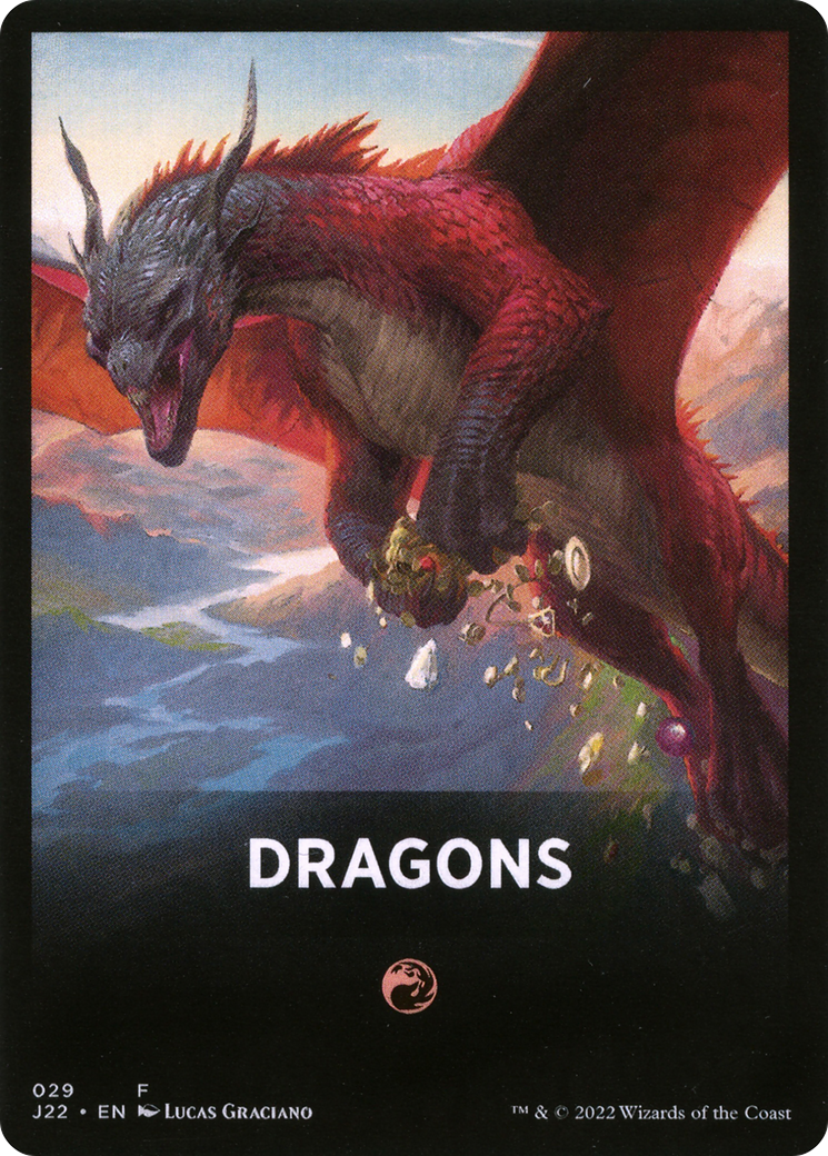 Dragons Theme Card [Jumpstart 2022 Front Cards] | Empire Gaming NC