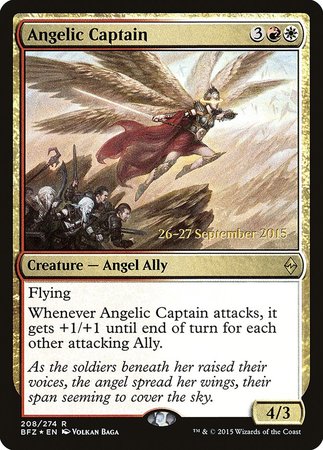 Angelic Captain [Battle for Zendikar Promos] | Empire Gaming NC