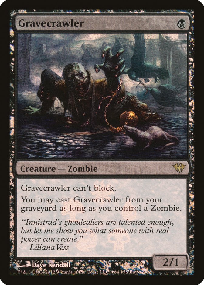 Gravecrawler (Buy-A-Box) [Dark Ascension Promos] | Empire Gaming NC