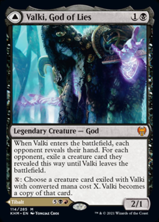 Valki, God of Lies // Tibalt, Cosmic Impostor [Kaldheim] | Empire Gaming NC