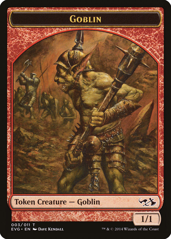 Goblin Token (Elves vs. Goblins) [Duel Decks Anthology Tokens] | Empire Gaming NC