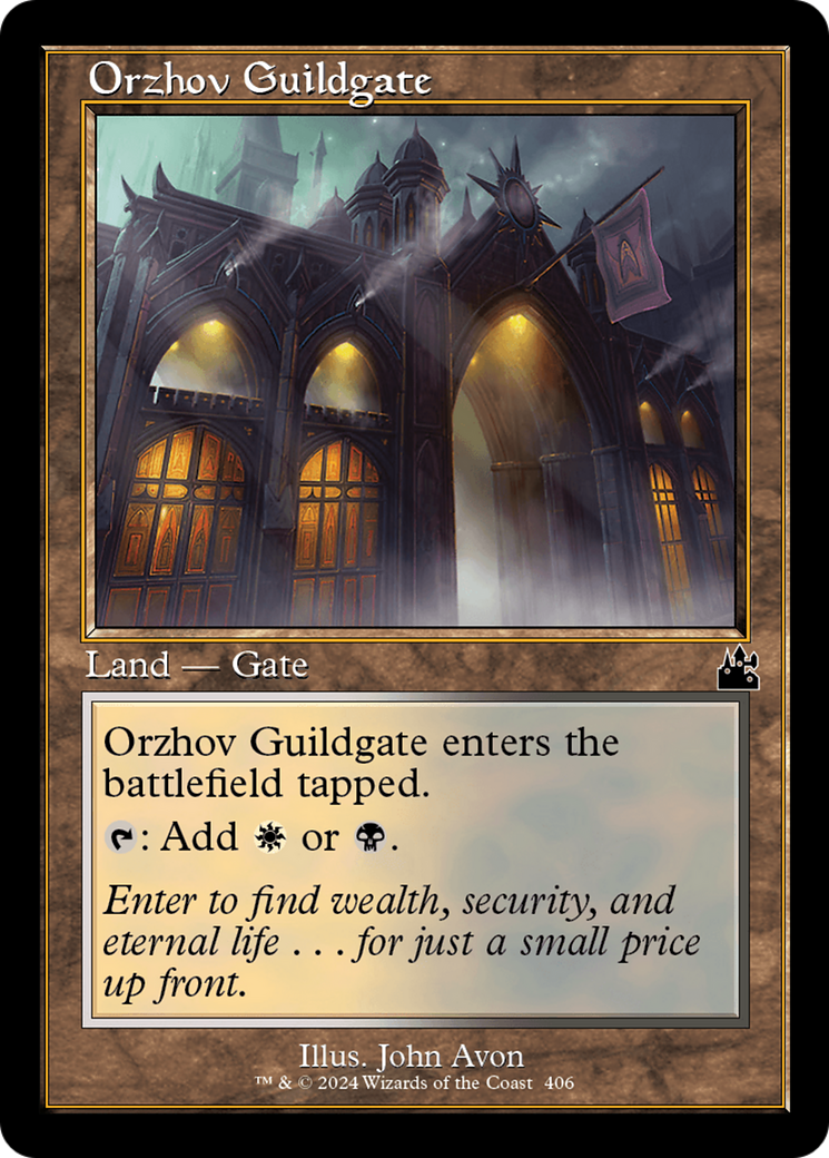 Orzhov Guildgate (Retro Frame) [Ravnica Remastered] | Empire Gaming NC