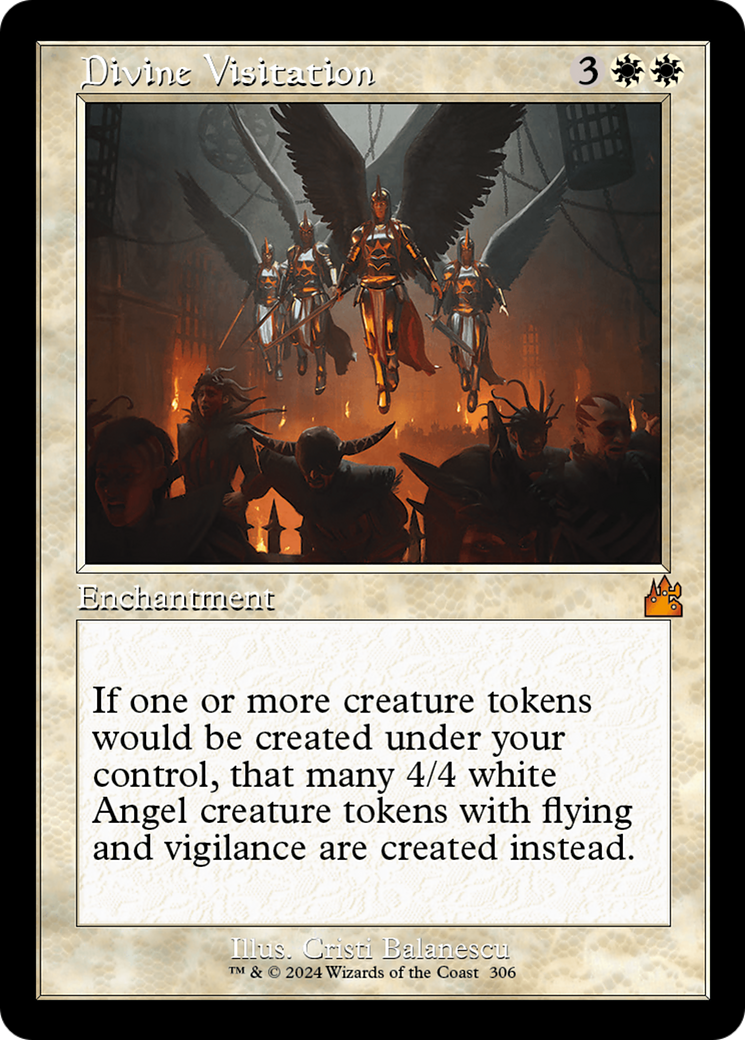 Divine Visitation (Retro Frame) [Ravnica Remastered] | Empire Gaming NC