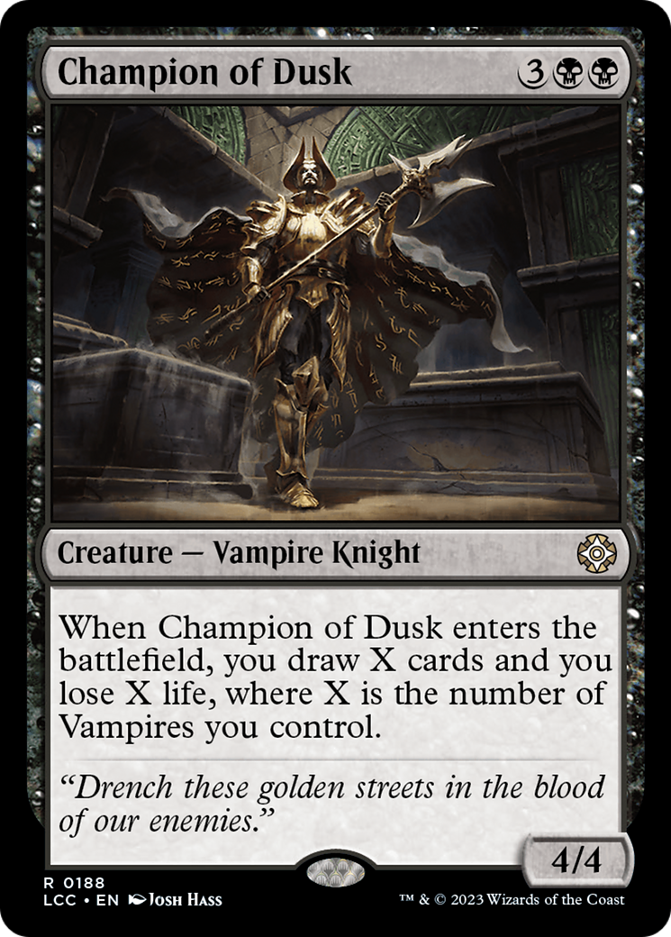 Champion of Dusk [The Lost Caverns of Ixalan Commander] | Empire Gaming NC