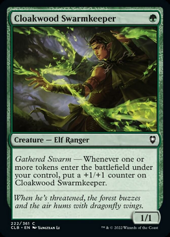 Cloakwood Swarmkeeper [Commander Legends: Battle for Baldur's Gate] | Empire Gaming NC