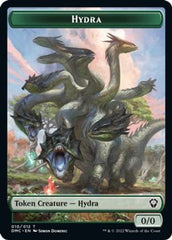 Snake // Hydra Double-sided Token [Dominaria United Commander Tokens] | Empire Gaming NC